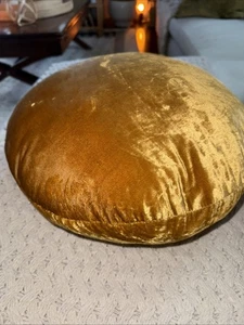 West Elm Round Lush Velvet Pillow - Picture 1 of 3