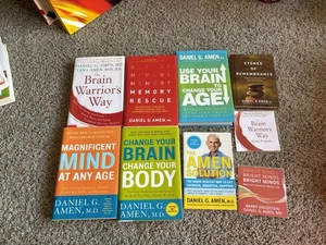 DANIEL AMEN Solution Memory Rescue Change Your Brain Warriors Way Book Lot + CDs - Picture 1 of 4
