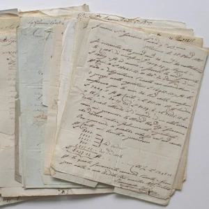 Brief Parodi Genua Bank Schriftwechsel Korrespondenz Dokument Konvolut 1813-1849 - Picture 1 of 11