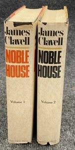 James Clavell NOBLE HOUSE (2 Volume BCE) Hardcover Book Club Edition Set - Picture 1 of 14