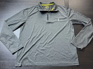 Polo Ralph Lauren Herren 1/4 Zip Performance Langarm Hemd Gr. M grau - Bild 1 von 5