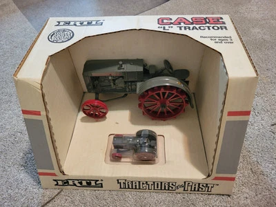 Ertl #218 Tractors of the Past - Case "L" Tractor set 8 1/4" & 3" long Diecast - Image 1 of 3