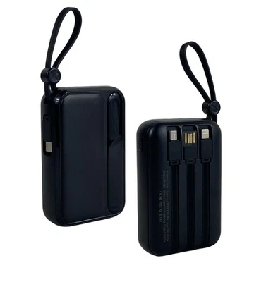 Power Bank 20000mAh Alta Velocità Caricabatterie Portatile 4 Cavi USB FastCharge - Immagine 1 di 4
