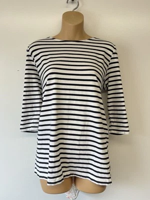 Blusa Matilda Jane Joanna Gaines Harvest Days Rayas Floral Manga 3/4 Talla L Foto 1 de 4