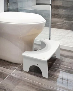 Bamboo Toilet Stool 6.5 Inch Toilet Stool Squat Adult Non-Slip Poop Stool for... - Picture 1 of 1