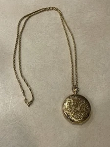 Swarovski Pocket Watch Pendant Necklace Vintage 90’s - Picture 1 of 1