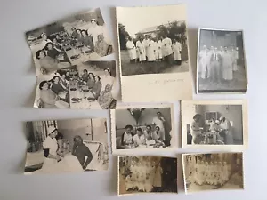lot 8 photo portrait hospital staff team operating table c.1950 - Picture 1 of 1