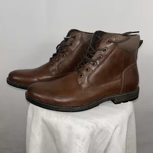 Men's Mountain Creek Boots Sz 11 Portman 033293 Dress Shoes Faux Leather box - Picture 1 of 8