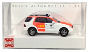 1:87 Scale Busch 48520 Mercedes Benz M-Class - FEUERWEHR NOTARZT - BNIB - Picture 1 of 1