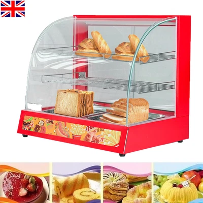 Hot Food Warmer Display Cabinet Commercial Chicken Pizza Counter Top Heated New - Image 1 of 4