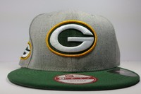 New Era Green Bay Packers 9Fifty 2 Tone Speed Up Field Snapback Hat Cap NFL