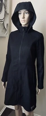 CHAQUETA ABRIGO LARGA MERRELL para mujer con capucha invierno elástica talla XS Foto 1 de 4