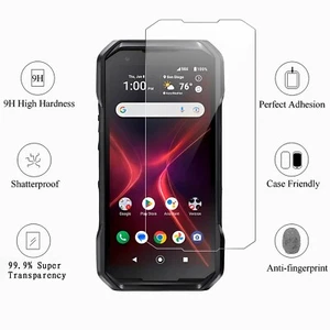 Paquete de 2 protectores de pantalla de vidrio templado para Kyocera DuraForce Pro 3 modelo E7200 - Imagen 1 de 6