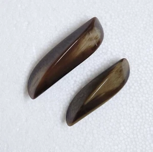 Brown Plastic Toggle Button 50mm or 60mm Duffle Coat Jacket Bag Sewing Art Craft - Picture 1 of 13