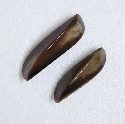 Brown Plastic Toggle Button 50mm or 60mm Duffle Coat Jacket Bag Sewing Art Craft - Image 1 of 4