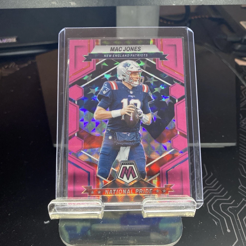 2023 Mac Jones 9/10 pink prizm  - Image 1 of 2