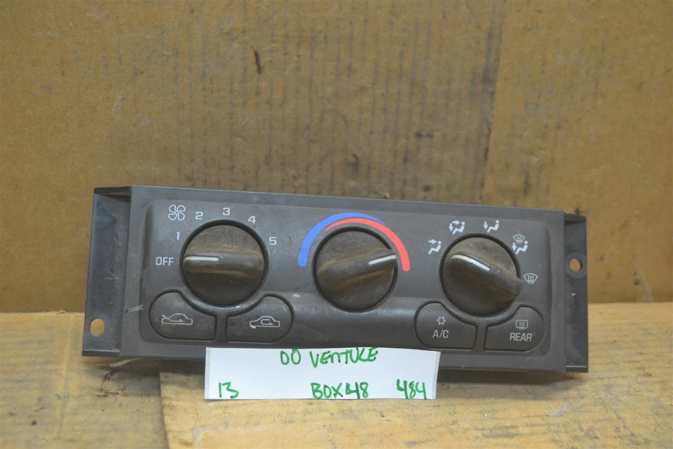 Chevrolet Venture 2000 control de temperatura 09380551 interruptor 484-13 Bx 48 Foto 1 de 4