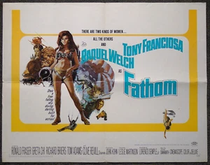 Póster de teatro AUTÉNTICO ORIGINAL: Fathom (1967) - Raquel Welch (media hoja) 22x28 - Imagen 1 de 2