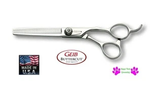 Geib ENTREE Buttercut 6½" 40-Tooth Thinning Blender SHEAR Scissor Pet Grooming - Picture 1 of 3
