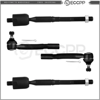 Front Steering Inner & Outer Tie Rod End Suspension For 2005-2012 Toyota Avalon - Image 1 of 4