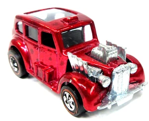 Hot Wheels redline 1970 COCKNEY CAB dark red USA diecast - Picture 1 of 7