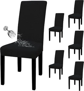 Dining Chair Covers Washable Stretch Chair Slipcover Removable Chair Protector - Picture 1 of 16