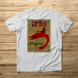 T-Shirt Vintage Rimini Emilia-Romagna Meer Sommer Urlaub Adriatisches Meer - Bild 1 von 2