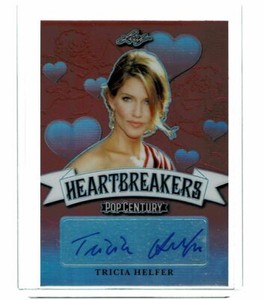 2019 Tricia Helfer Leaf Pop Century Signatures Heartbreakers H-TH Autograph 9/10