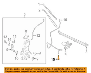 FORD OEM 17-23 Expedition Wiper Washer Components-Washer Nozzle FL3Z17603C - Picture 1 of 2