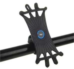 Handyhalterung Fahrrad Silikon 360° für Handy Smartphone Halterung Halter 2 Stk - Afbeelding 1 van 24