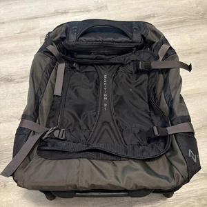 Eddie Bauer Travex Expedition 21 Rolling Duffel Koffer schwarz Rucksack Handgepäck - Bild 1 von 13