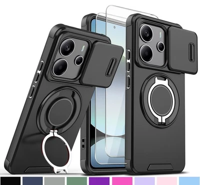 LONFEID Kameraschutz Hülle + Displayglas Xiaomi Redmi Note 14 / 14 Pro 4G 5G / 14 Pro+