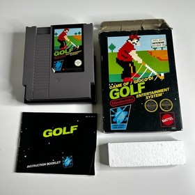 Golf (Nintendo NES, 1985 PAL A) Sports Manual Included Tested & Working