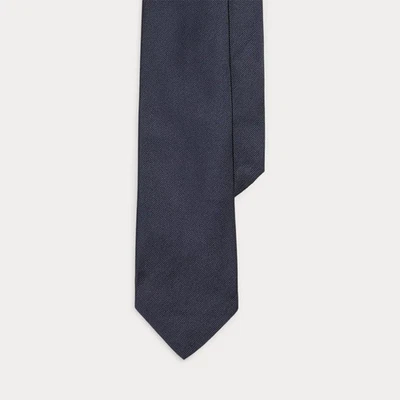 Polo Ralph Lauren Men's Silk Repp Navy Necktie-OS - Image 1 of 3