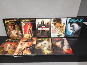 Mission Impossible & Indiana Jones Dvd Lot - Picture 1 of 2