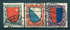 Schweiz - Michel 153-155 gest