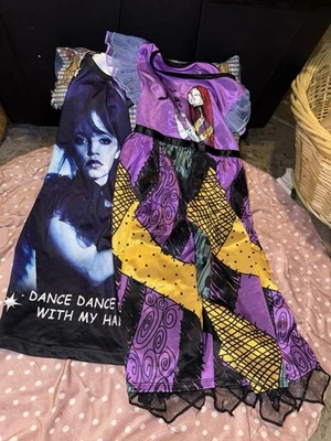 儿童晚礼服尺寸 4T 周三亚当斯莎莉圣诞梦魇礼服 — 第 1/4 张图片