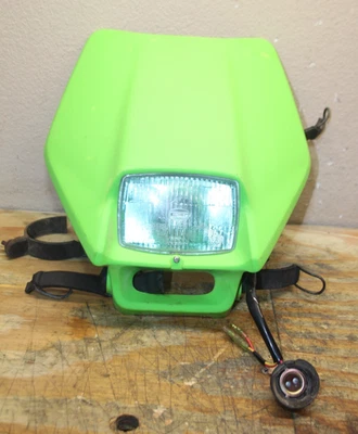 KLX300 KLX 300 KLX300R 300R Kawasaki HEADLIGHT head light housing 01 fits many - Image 1 of 4