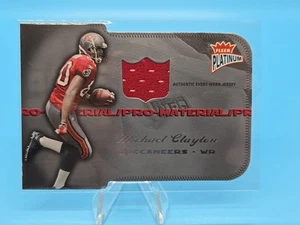 2004 Fleer Platinum Pro-Material Michael Clayton #PM-MC Rookie RC - Picture 1 of 10