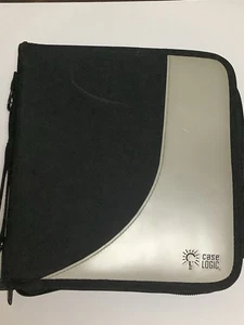 CASELOGIC 24 MINIDISC ZIPPERED WALLET Holds 24 Mini Discs - Picture 1 of 5