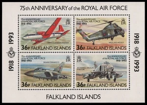 Malvinas 1993 - Mi-Nr. Bloque 11 ** - MNH - Aviones / Aviones - Imagen 1 de 1