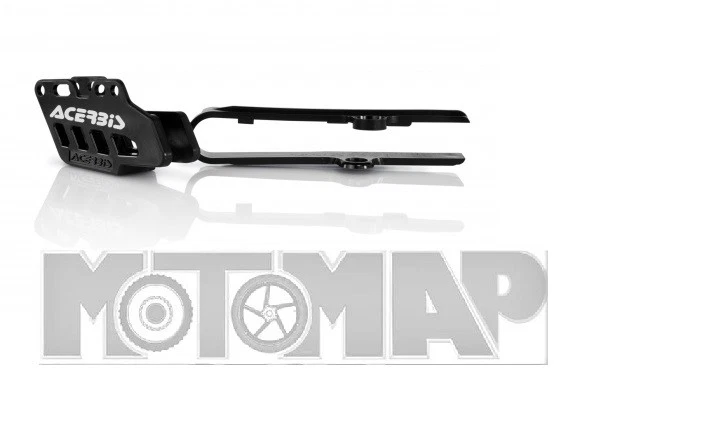 KIT CRUNA CATENA FASCIA FORCELLA SCORRICATENA KTM SX 85 2006 > 2014 NERO - Immagine 1 di 1