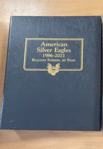 Whitman US American Silver Eagle Coin Album 1986 - 2021 #3395 MFG. SEALED - Picture 1 of 3