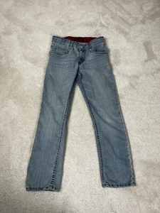 Levi’s Jeans Boys 10 Blue Jean Denim Cotton Pants Pockets Youth 25 X 26 - Picture 1 of 14