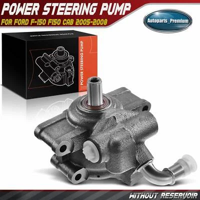 Power Steering Pump for Ford F-150 F150 Cab Pickup 4.2L 2005 2006 2007 2008 - Image 1 of 4