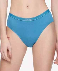 Nuevo con etiquetas Bikini Calvin Klein (varios) acanalado puro cintura alta QF6445-340 - Imagen 1 de 5
