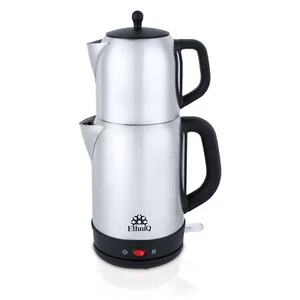Ethniq TeaVibe Electric Turkish Tea Maker - Stainless Steel 120V - Picture 1 of 8