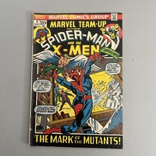 MARVEL TEAM-UP #4 (1972)-EARLY SPIDER-MAN & X-MEN TEAM-UP- 4TH APP MORBIUS-