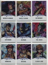 DC Comics Bombshells 2 Complete Silver STR PWR Chase Card Set ST1-10