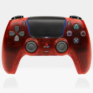 DS4 Red Crystal Killscreen PS5 Controller PlayStation 5 Retro Sony DualSense - Picture 1 of 6